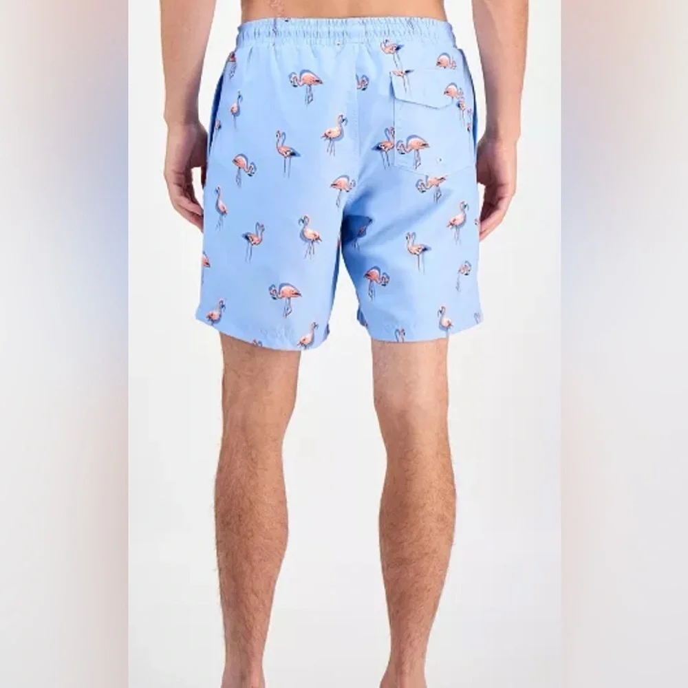 Club Room Men's Quick-Dry Performance Flamingo-Print 7